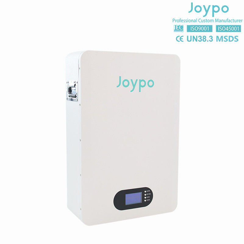 홈 태양광 발전 벽 배터리 51.2V 5KWH LiFePO4 배터리 스마트 BMS 및 디스플레이