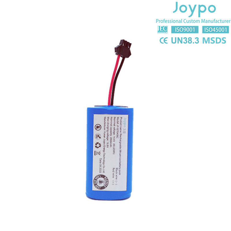 18650 재충전 가능한 OEM 리?? 배터리 14.4V 2800mAh 로봇 진공청소기
