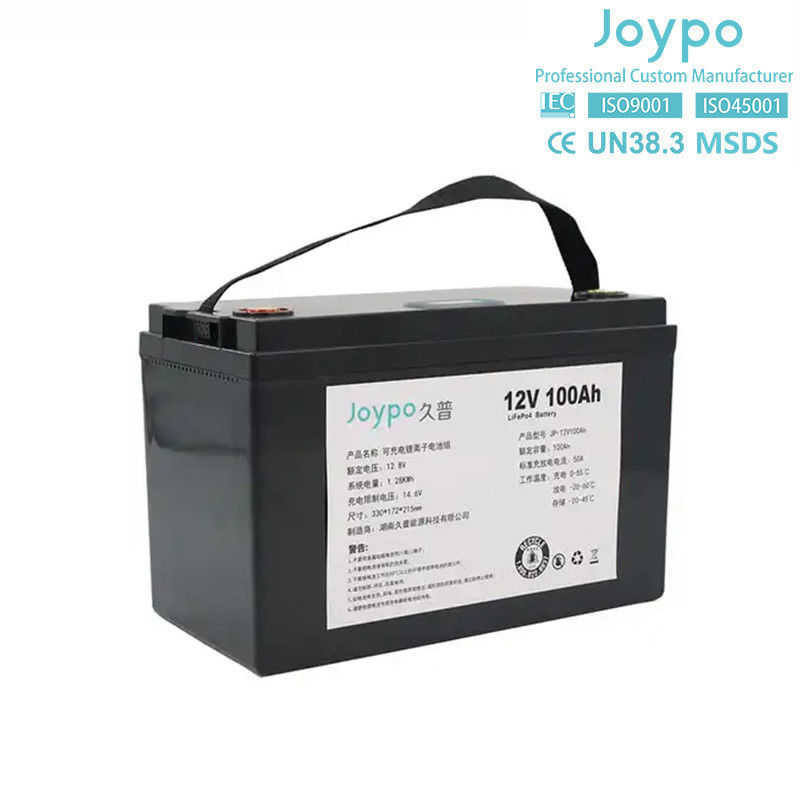 깊은 사이클 라이프포4 해양 리?? 배터리 12.8V 100Ah IP67 배용 방수