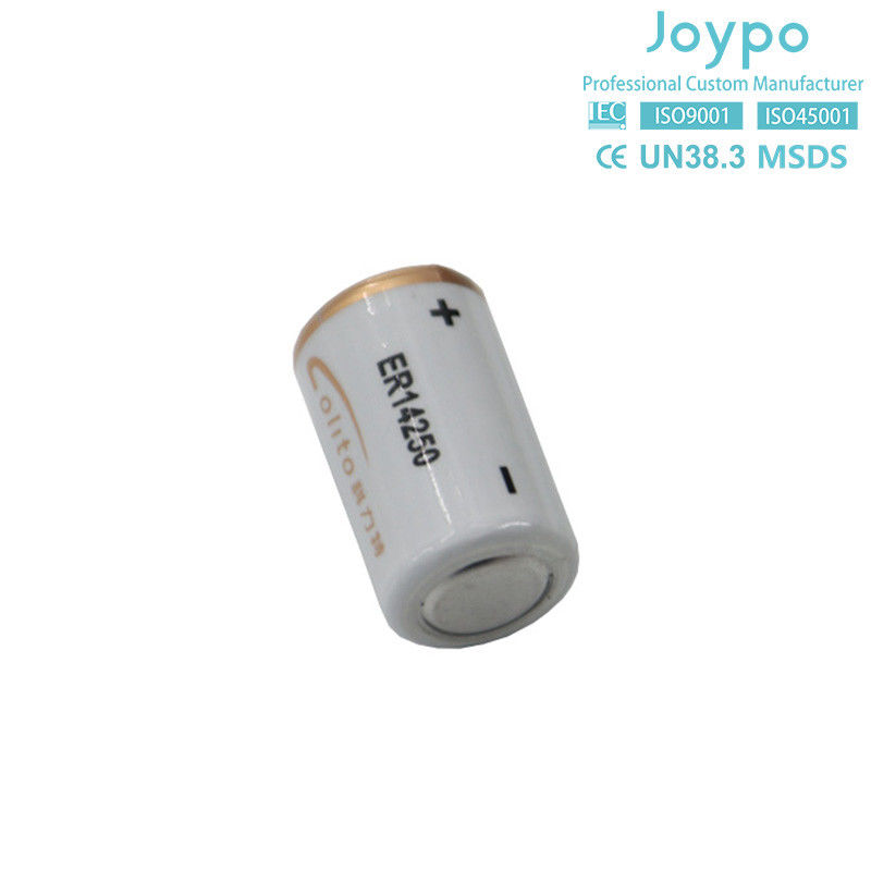 나선형 1/2AA ER14250M 리?? 배터리 3.6V 1000mAh 리?? 티오닐 엽수화물 배터리