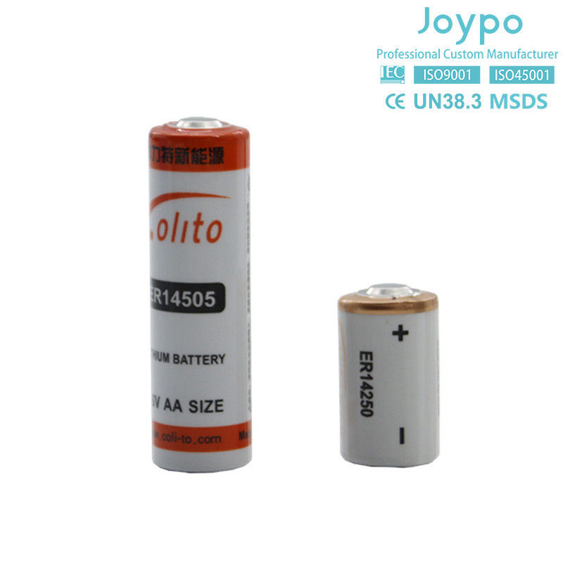 일회용 ER14250 리?? 배터리 3.6V 1.2Ah 리?? 셀 전기 계정