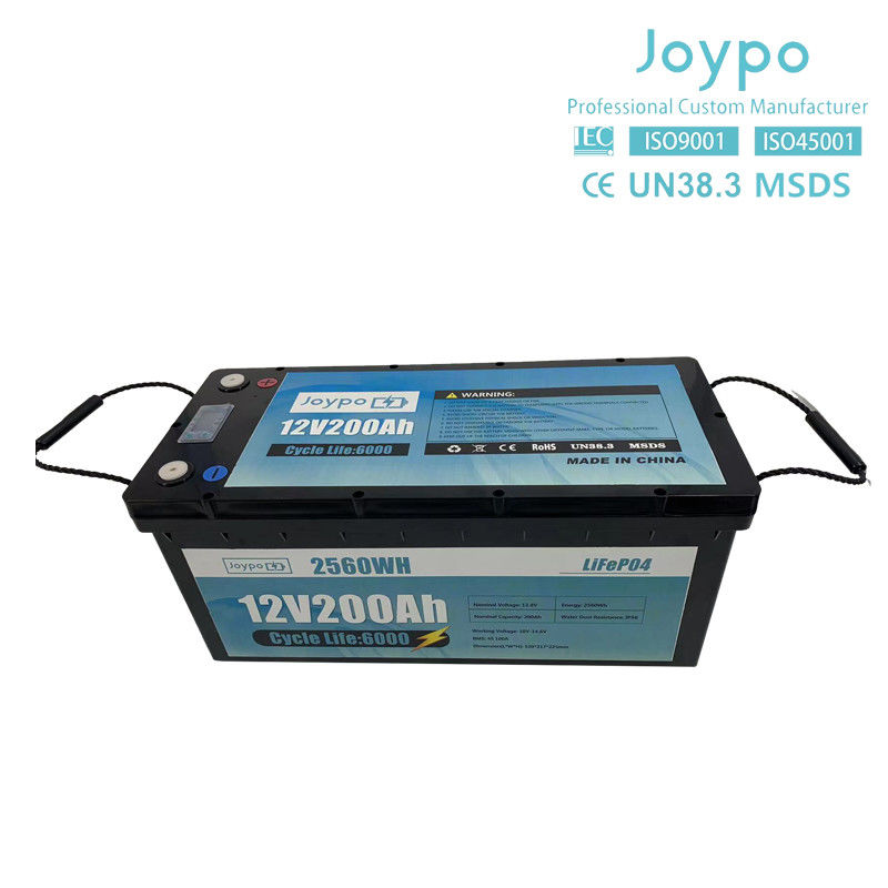 RV 캠퍼 장수 LFP Lifepo4 배터리 12V 24V 100Ah 200Ah 스마트 BMS