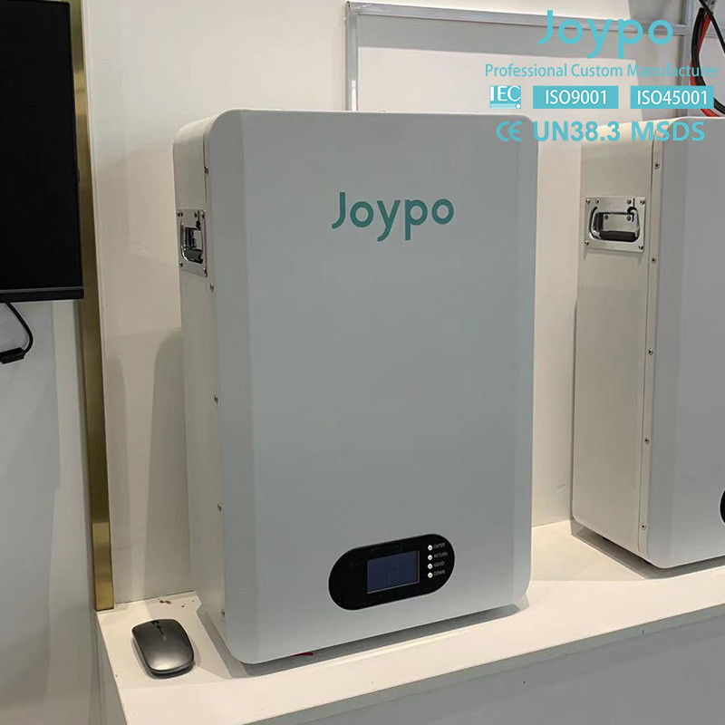조이포 벽에 장착된 5KWH 10KWH 태양 에너지 저장용 리페포4 재충전 배터리