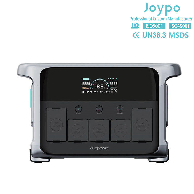 재충전 가능한 휴대용 태양광 발전기 1200W 밴 여행 및 파티용