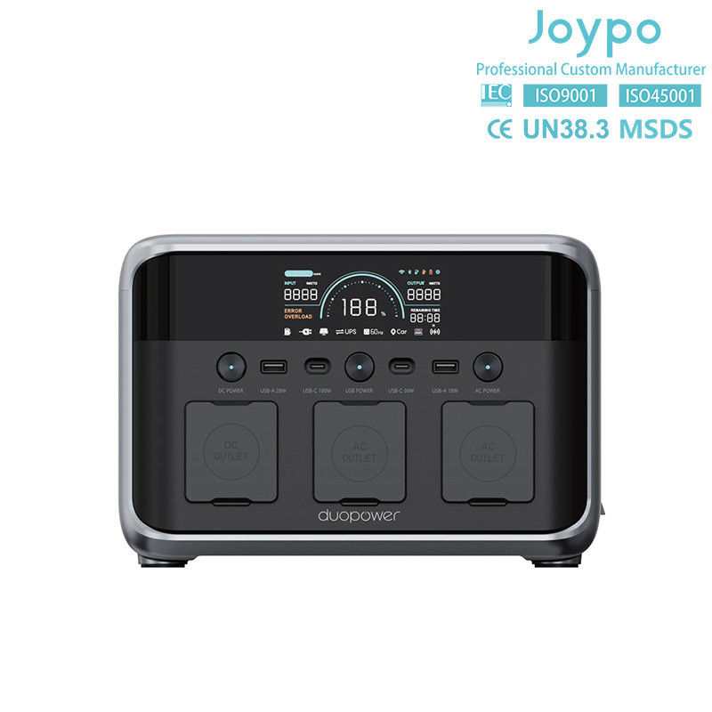 조이포 급 충전 휴대용 전력 발전기 600W 481Wh 다중 포트