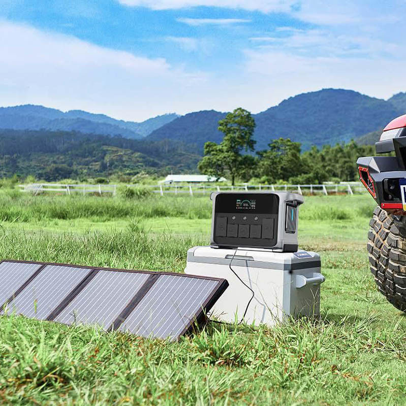 LiFePO4 배터리 휴대용 발전소 1200W 오프 그리드 태양광 발전 시스템 가정용