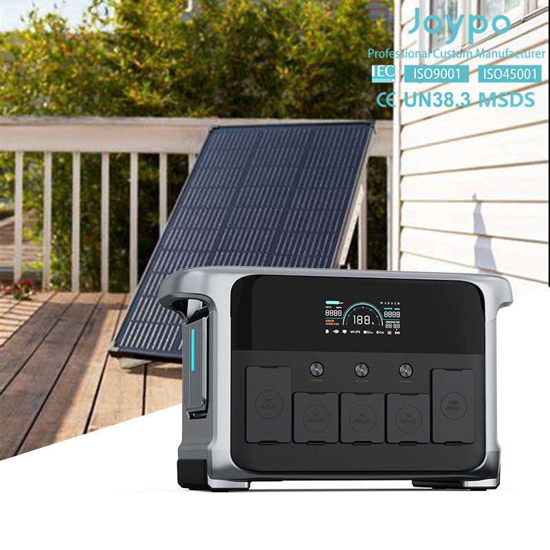 태양 전지 휴대용 발전기 1200W 1152Wh 가정 및 발코니를 위한 끊김 없는 전력 공급