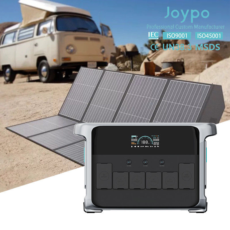 2400W 태양 발전기 휴대용 전력 발전소