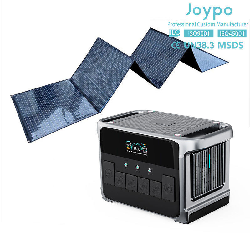 4.8kW 2.4kW Lifepo4 휴대용 발전소 캠핑 하우스 아파트용 태양 발전기