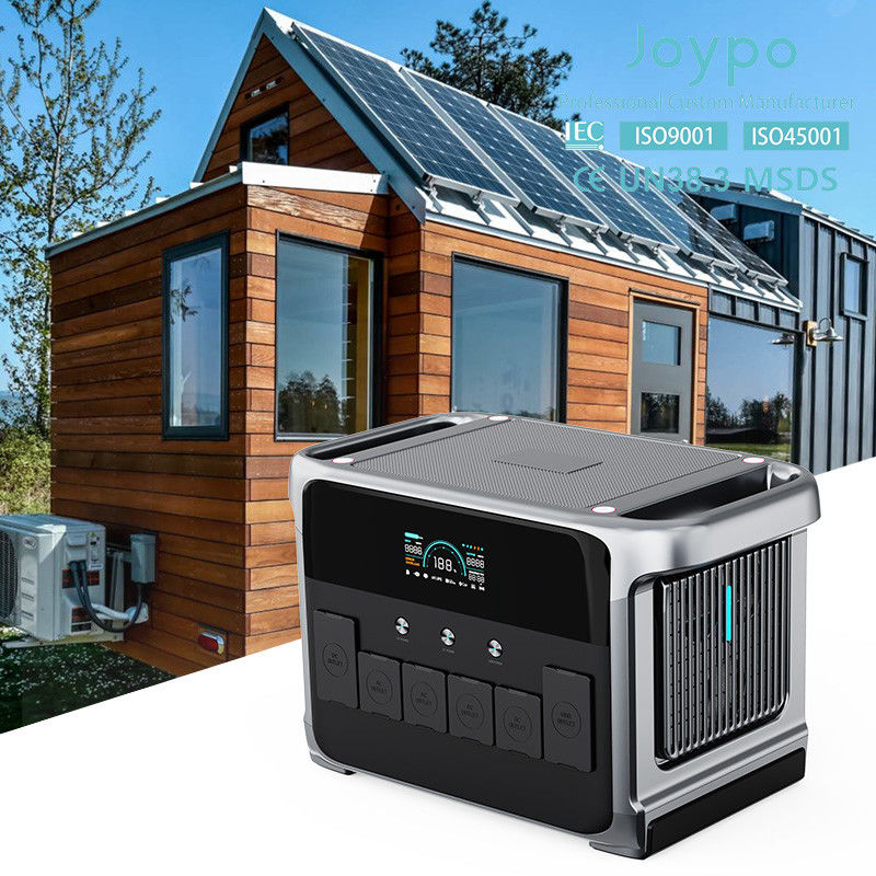 전용 태양 발전기 48V 45Ah 백업 배터리 발전소 가정용 UPS 2400W 인버터