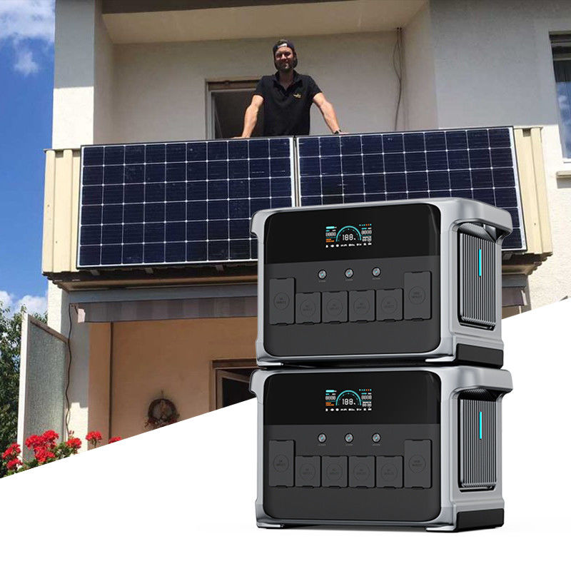 조이포 (Joypo) 2160Wh 2400W 발코니 태양 시스템용 휴대용 전력 발전기